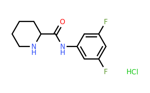 CAS 1078163-26-4 | N-(3,5-Difluorophenyl)piperidine-2-carboxamide hydrochloride