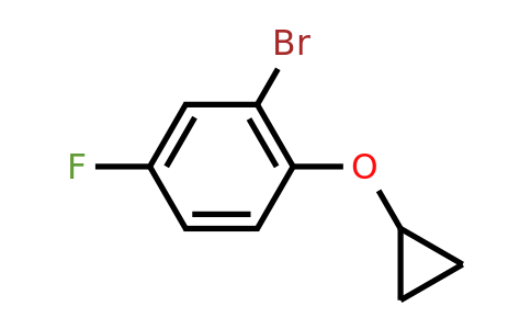 CAS 1079402-43-9 | 2-Bromo-1-cyclopropoxy-4-fluorobenzene