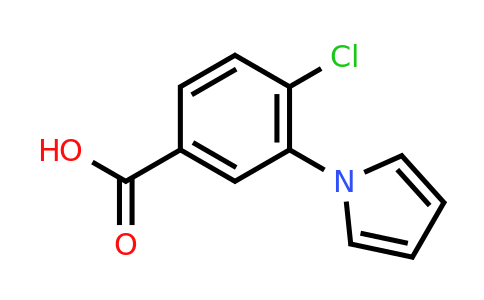CAS 107946-72-5 | 4-Chloro-3-(1H-pyrrol-1-yl)benzoic acid