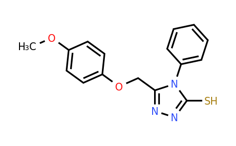 CAS 107951-97-3 | 5-[(4-methoxyphenoxy)methyl]-4-phenyl-4H-1,2,4-triazole-3-thiol