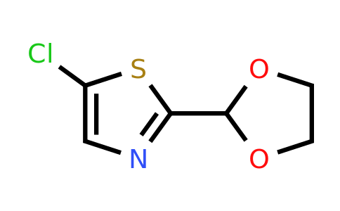 CAS 1080061-38-6 | 5-chloro-2-(1,3-dioxolan-2-yl)-1,3-thiazole