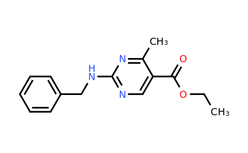 CAS 108123-81-5 | Ethyl 2-(Benzylamino)-4-methylpyrimidine-5-carboxylate