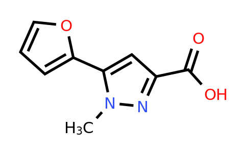 CAS 108128-39-8 | 5-(Furan-2-yl)-1-methyl-1H-pyrazole-3-carboxylic acid