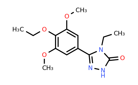 CAS 108132-92-9 | 2,4-Dihydro-5-(4-ethoxy-3,5-dimethoxyphenyl)-4-ethyl-3H-1,2,4-triazol-3-one