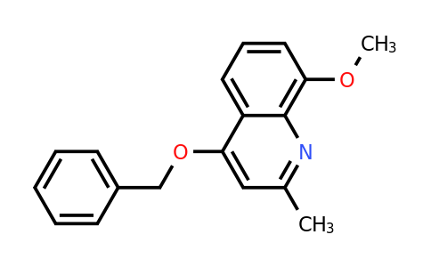 CAS 1081799-68-9 | 4-(Benzyloxy)-8-methoxy-2-methylquinoline