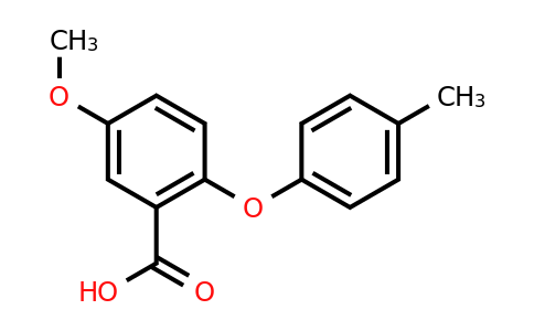 CAS 1081829-65-3 | 5-Methoxy-2-(P-tolyloxy)benzoic acid