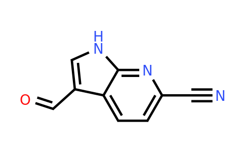 CAS 1082040-18-3 | 3-formyl-1H-pyrrolo[2,3-b]pyridine-6-carbonitrile