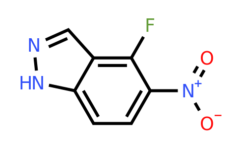 CAS 1082041-35-7 | 4-fluoro-5-nitro-1H-indazole