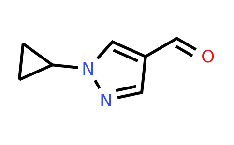 CAS 1082066-00-9 | 1-Cyclopropyl-1H-pyrazole-4-carbaldehyde