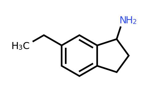 CAS 1082268-54-9 | 6-Ethyl-2,3-dihydro-1H-inden-1-amine
