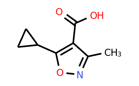 CAS 1082329-71-2 | 5-cyclopropyl-3-methyl-1,2-oxazole-4-carboxylic acid