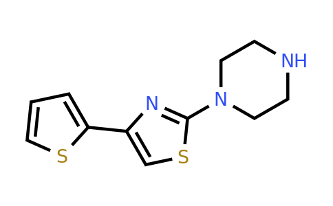 CAS 1082363-07-2 | 1-[4-(Thiophen-2-yl)-1,3-thiazol-2-yl]piperazine
