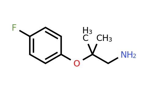 CAS 1082423-80-0 | 2-(4-Fluorophenoxy)-2-methylpropan-1-amine