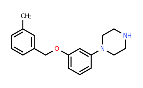 CAS 1082454-49-6 | 1-{3-[(3-methylphenyl)methoxy]phenyl}piperazine