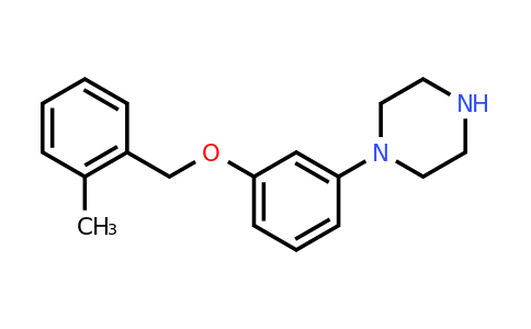 CAS 1082511-71-4 | 1-{3-[(2-methylphenyl)methoxy]phenyl}piperazine