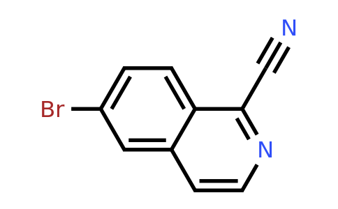 CAS 1082674-24-5 | 6-bromoisoquinoline-1-carbonitrile