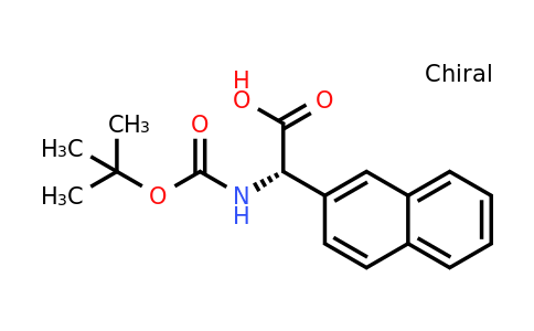 CAS 1082750-59-1 | (2S)-2-[(Tert-butoxy)carbonylamino]-2-(2-naphthyl)acetic acid