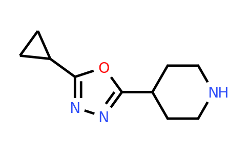 CAS 1082828-62-3 | 4-(5-Cyclopropyl-1,3,4-oxadiazol-2-YL)-piperidine
