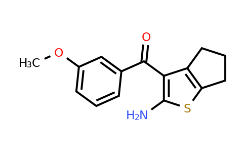 CAS 1082867-22-8 | 3-(3-methoxybenzoyl)-4H,5H,6H-cyclopenta[b]thiophen-2-amine