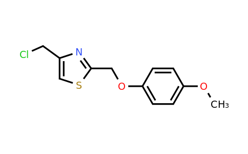 CAS 1082871-27-9 | 4-(Chloromethyl)-2-(4-methoxyphenoxymethyl)-1,3-thiazole