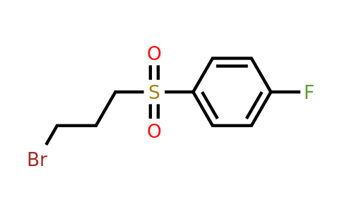 CAS 1082893-80-8 | 1-(3-Bromopropanesulfonyl)-4-fluorobenzene