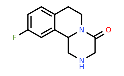CAS 1082914-61-1 | 10-fluoro-1,2,3,6,7,11b-hexahydro-4H-pyrazino[2,1-a]isoquinolin-4-one