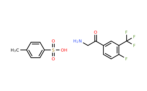 CAS 1082951-17-4 | 2-amino-1-(4-fluoro-3-(trifluoromethyl)phenyl)ethan-1-one 4-methylbenzenesulfonate