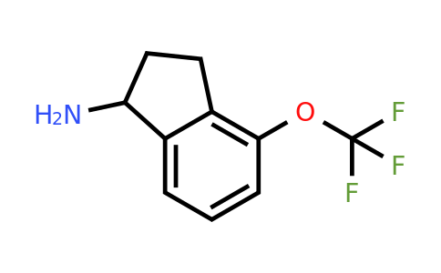 CAS 1083090-92-9 | 4-(Trifluoromethoxy)-2,3-dihydro-1H-inden-1-amine