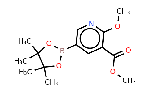CAS 1083168-93-7 | 2-Methoxy-3-(carbomethoxy)pyridine-5-boronic acid, pinacol ester