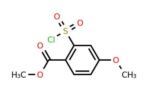 CAS 108318-75-8 | methyl 2-(chlorosulfonyl)-4-methoxybenzoate
