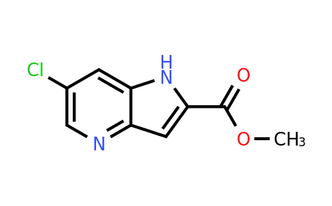 CAS 1083196-33-1 | methyl 6-chloro-1H-pyrrolo[3,2-b]pyridine-2-carboxylate