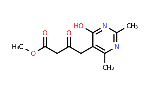 CAS 1083282-70-5 | Methyl 4-(4-hydroxy-2,6-dimethylpyrimidin-5-yl)-3-oxobutanoate