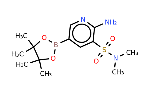 CAS 1083325-86-3 | 2-Amino-N,n-dimethyl-5-(4,4,5,5-tetramethyl-1,3,2-dioxaborolan-2-YL)-3-pyridinesulfonamide