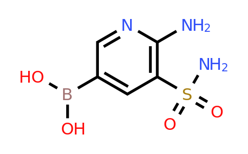 CAS 1083326-27-5 | (6-Amino-5-sulfamoylpyridin-3-yl)boronic acid