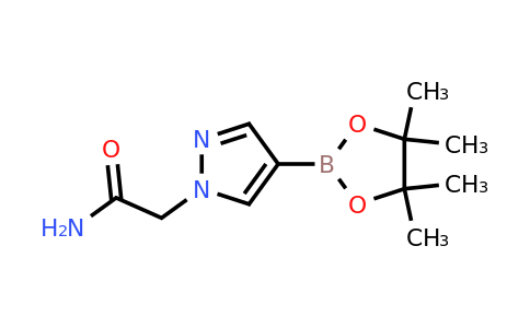 CAS 1083326-46-8 | 2-[4-(tetramethyl-1,3,2-dioxaborolan-2-yl)-1H-pyrazol-1-yl]acetamide