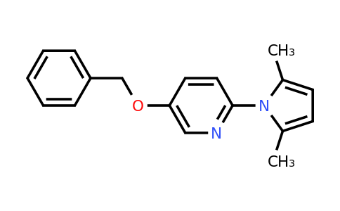 CAS 1083329-33-2 | 5-(Benzyloxy)-2-(2,5-dimethyl-1H-pyrrol-1-yl)pyridine