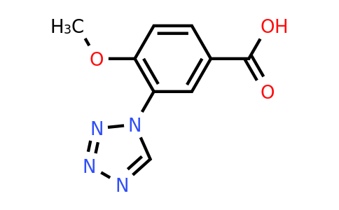 CAS 1083368-79-9 | 4-methoxy-3-(1H-1,2,3,4-tetrazol-1-yl)benzoic acid