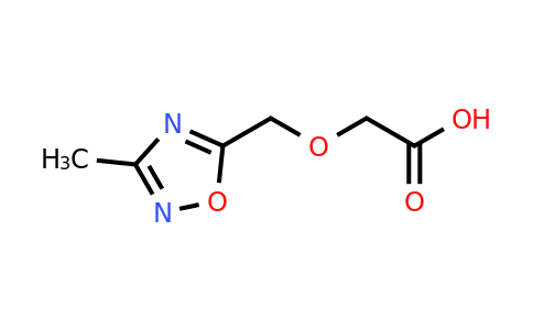CAS 1083424-35-4 | 2-[(3-Methyl-1,2,4-oxadiazol-5-yl)methoxy]acetic acid