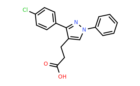 CAS 108446-79-3 | 3-(3-(4-Chlorophenyl)-1-phenyl-1H-pyrazol-4-yl)propanoic acid