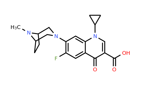 CAS 108461-05-8 | 1-Cyclopropyl-6-fluoro-7-(8-methyl-3,8-diazabicyclo[3.2.1]octan-3-yl)-4-oxo-1,4-dihydroquinoline-3-carboxylic acid