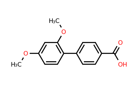 CAS 108474-22-2 | 2',4'-Dimethoxy-4-biphenylcarboxylic acid