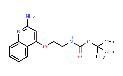 CAS 1085412-36-7 | tert-Butyl (2-((2-aminoquinolin-4-yl)oxy)ethyl)carbamate