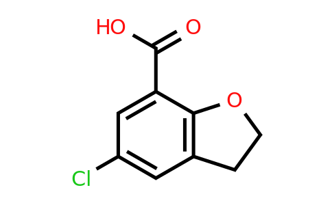 CAS 108551-58-2 | 5-chloro-2,3-dihydro-1-benzofuran-7-carboxylic acid