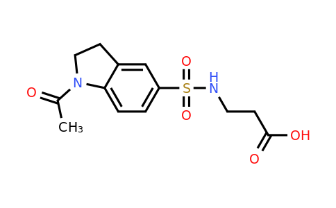 CAS 108583-90-0 | 3-(1-Acetylindoline-5-sulfonamido)propanoic acid