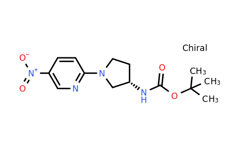 CAS 1085841-14-0 | (S)-tert-Butyl 1-(5-nitropyridin-2-yl)pyrrolidin-3-ylcarbamate