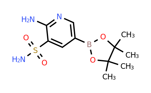CAS 1086063-51-5 | 2-Amino-5-(4,4,5,5-tetramethyl-1,3,2-dioxaborolan-2-YL)-3-pyridinesulfonamide