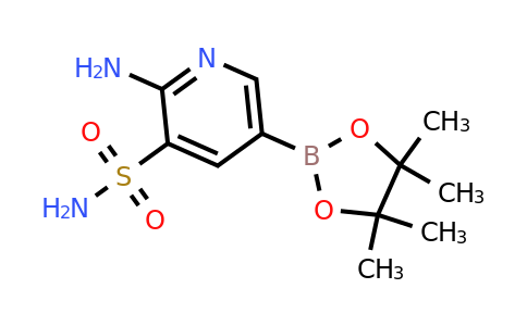 2-Amino-5-(4,4,5,5-tetramethyl-1,3,2-dioxaborolan-2-YL)-3-pyridinesulfonamide