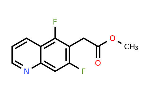 CAS 1086331-60-3 | Methyl 2-(5,7-difluoroquinolin-6-yl)acetate