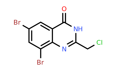 CAS 108635-30-9 | 6,8-dibromo-2-(chloromethyl)-3,4-dihydroquinazolin-4-one