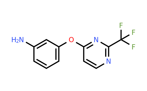 CAS 1086378-43-9 | 3-((2-(Trifluoromethyl)pyrimidin-4-yl)oxy)aniline
